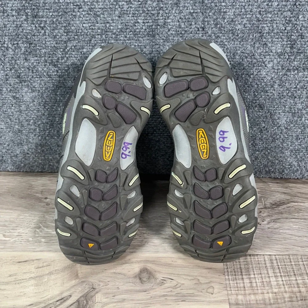KEEN Oakridge Hiking Shoes Womens 7 Low Top Trail Sneakers Gray Purple EUC